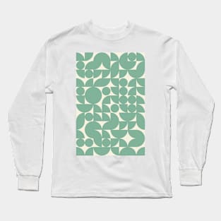 Peaceful Geometric Pattern - Shapes #4 Long Sleeve T-Shirt